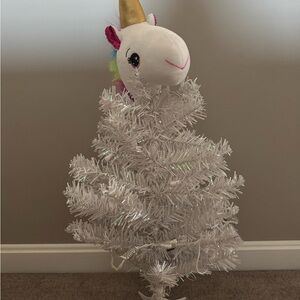 White Unicorn Christmas Tree